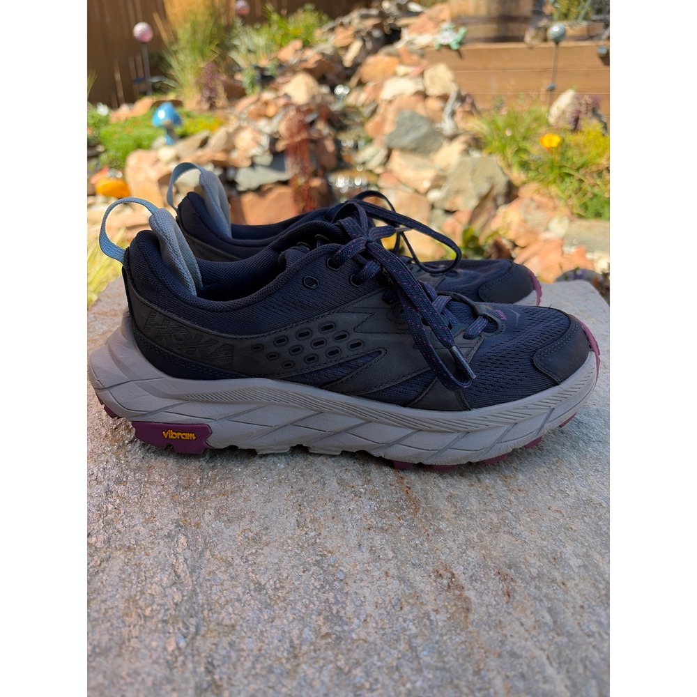 Hoka One One Anacapa Breeze Low Black Castle Rock Hiking Shoes 1127921 Womens 9